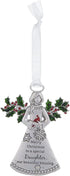 Daughter Angel with Holly Ornaments Merry Christmas to a Special Daughter Our Beautiful Blessing for Holiday Christmas Tree Décor Gifts from Mother, Father Presented in a Red Christmas Bag n Gift Box