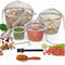 4 Size Stainless Steel Tea Strainer Infuser Tea ball Locking Ball Tea Spice Mesh Herbal Ball Cooking tools With Chain