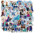 50Pcs Frozen Stickers Waterproof Vinyl Stickers for Water Bottle Luggage Bike Car Decals Anna and Elsa Stickers for Kids(Frozen)