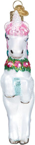 Old World Christmas Glass Blown Ornament Prancing Unicorn