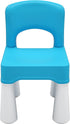 Plastic Kids Chair, Durable and Lightweight, 9.3" Height Seat, Indoor or Outdoor Use for Boys Girls Aged 2+ Blue