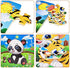 Puzzles for Kids Ages 3-5 Toddler Puzzles Set 20 Piece Wooden Jigsaw Puzzles for Toddler Children Learning Puzzles Set for Boys and Girls (6 Puzzles)