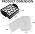 2 HEPA + 6 Foam & Felt Filters Kit Replacement for Shark Navigator Zero-M Self-Cleaning Brushroll Pet Pro Upright Vacuum ZU60 ZU62 ZU62C NV150 NV151 NV255, Replaces Parts # 1238FT60 & 1239FT60