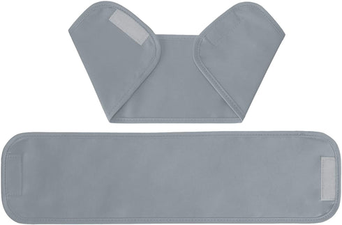 Amazon Basics Room Darkening Blackout Window Curtains with Grommets - 42 x 96-Inch, Dark Gray, 2 Panels