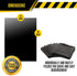 Ultrasac - 891454 UltraSac Contractor Trash Bags - (50 Pack/w Ties) - Heavy Duty 3 MIL Thick, 39' x 32', Shorter 33 Gallon Black Version - for Industrial, Commercial, Professional, Construction, Lawn, Leaf, and More
