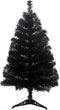 S-SSOY 3 Foot Christmas Trees Artificial Xmas Pine Tree with PVC Leg Stand Base Home Office Holiday Decoration (Black)
