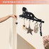Dog Lover Key Hook Hanger Holder Organizer Rack Display with 8 Hooks Coat Leash Umbrella Hooks for Home Kitchen Office Entryway Door Bedroom Farmhouse Decor Powder-Coated Metal Keys Keychain Holders