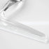iDesign 59150 Plastic Bathroom Squeegee with Suction Hook Holder, Clear, 12-Inch (Pack of 1)