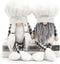 Ameter 2Pcs Plush Chef Gnomes, Buffalo Plaid Swedish Handmade Tomte Gnomes Rustic Farmhouse Gnomes Ornament Holiday Home Table Decor, White€¦