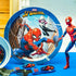 Zak Designs Spider-Man Dinnerware Set Includes Plate, Bowl, Tumbler and Utensil Tableware BPA-Free Made of Durable Melamine Material and Perfect for Kids, Dinnerware 5pc Set