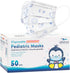 50 Pack Disposable Kids Face Mask. Breathable 3-Ply Anti-Dust / Saliva / Smog For Children Boys and Girls¦ (Blue)