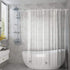 EurCross Heavy Duty Clear Shower Curtain Liner 72 x 72 inches, PVC Free Thick Weighted 10G EVA Shower Liner, Transparent Plastic Waterproof Shower Curtain for Bathroom with 5 Magnets