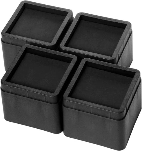 Kyrieval Bed Risers 3 Inch Adjustable Heavy Duty Furniture Risers for Sofa Couch Chair Table Stackable 3 or 6 Inch Height or Storage(4pcs)