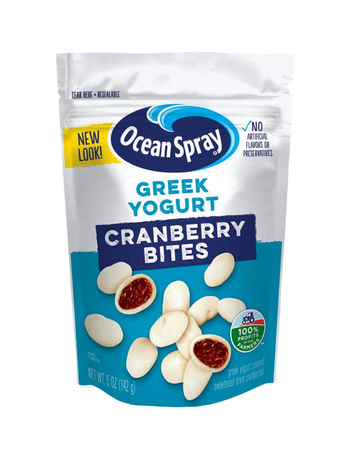 Ocean Spray Craisins Dried Cranberries, Greek Yogurt Covered Bites, 5 Ounce