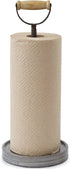 Mud Pie Farmhouse Rustic Paper Towel Holder, Brown
