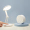 ONEFIRE Desk Lamp Kids Desk Lamp Small Desk Lamp, 8 Brightness Desk Lamps Office Portable & Foldable, Cute Desk Lamp White Desk Lamp Study Lamp, Battery Operated Lamp Rechargeable Lamp Cordless Lamp