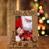 KATE POSH Santa & Me Engraved Natural Wood Picture Frame. My First Christmas, My 1st Christmas, New Baby Grandma Gift, Grandpa Gift, My Visit with Santa. (4x6-Vertical)