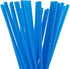 ADMIRING 10 Inch Plastic Drinking Straw 250 Pcs (10 Inch x 0.28 Inch) (Blue)