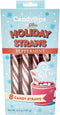 CandySips Candy Straws, Peppermint, 8 Straws, Pack of 2