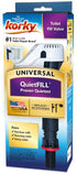 Korky 528 Toilet Fill Valve, Universal, Black