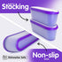 SUMO Ice Cream Containers for Homemade Ice Cream - 2.5 Quart Jumbo Size, Reusable Storage Tubs with Lids (1 Container, Purple)
