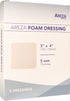 Foam Dressing Polyurethane 5"x4" 12.5 Cm X 10 Cm Box of 5 Sterile (1); Thickness of Foam 0.2" (5 mm) Wound Dressing by Areza Medical