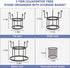 Coffee Mug Holder, Auledio 3 Tier Mug Tree Stand for Counter, Metal Tea Cup Rack Holder Tabletop Mug display Rack, Holds 15 Mugs, Bronze