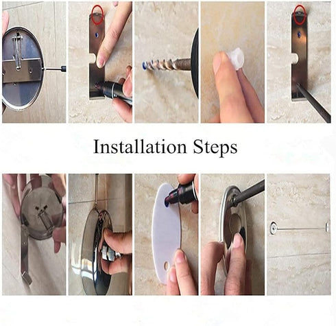 FTVOGUE Stainless Steel Retractable Clothesline Hanging Dryer for Shower Room Bathroom Laundry