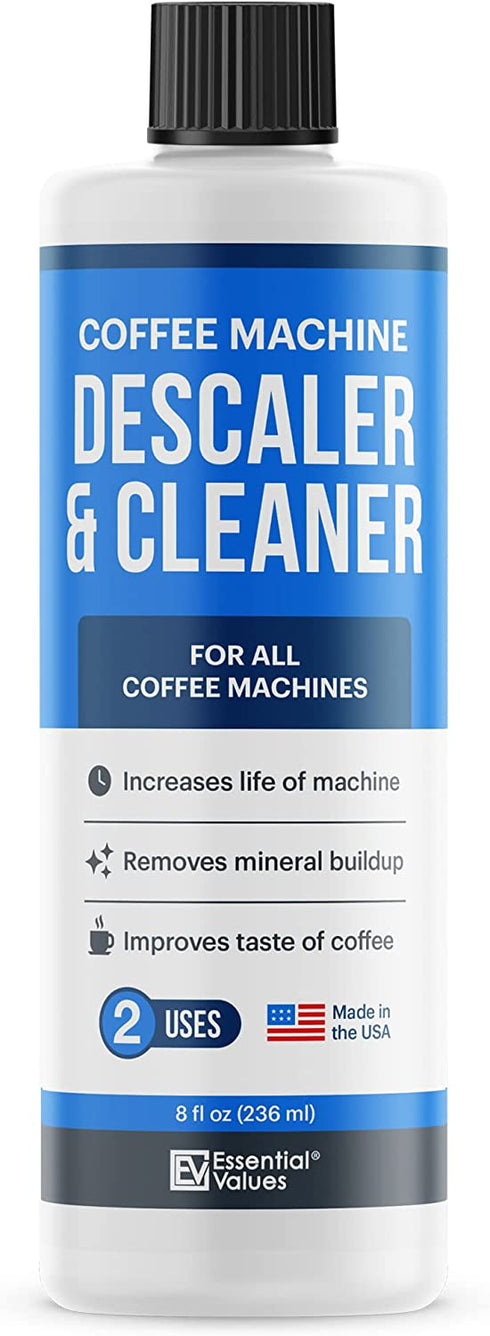 Keurig Compatible Descaling Solution & Keurig Cleaner (2 Uses) Works w/ Keurig Filter, Nespresso Descaling Kit, Breville, Coffee Pot Cleaner & Espresso Machines, Keurig Descaler / Keurig Accessories