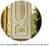 LXYUUM Wood Carved Long Onlay Applique Unpainted Frame Wood Appliques and Onlays for Furniture (04, 40x11cm/15.75x4.33inch)