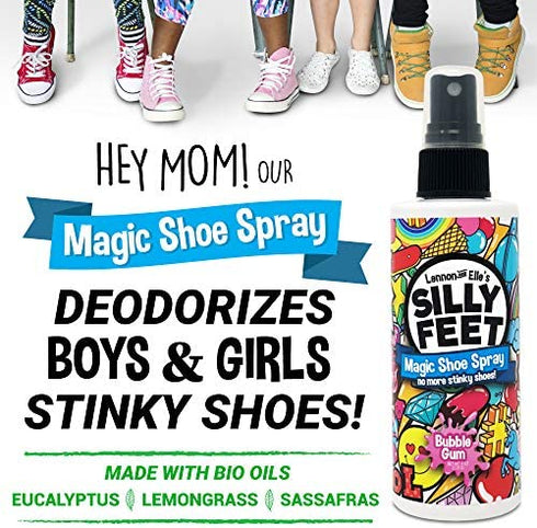 Shoe Deodorizer Spray | Shoe Spray Deodorizer Smell Eliminator Kids Feet & Sweat Foot Spray Extra Strong Strength Shoe Odor Eliminator Alternative to Powder or Balls Boots, Sports, Bowling & Sneakers