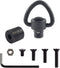 JIALITTE Quick Detach 1Inch swivels Mount QD Loop Adapter Kit with 4 Screws + 1 nut + 1 Wrench