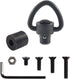 JIALITTE Quick Detach 1Inch swivels Mount QD Loop Adapter Kit with 4 Screws + 1 nut + 1 Wrench