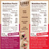 LEBBY SNACKS Healthy Sweet Snack Variety 2-Pack. Dry Roasted Chickpeas coated in 2 flavors: Dark Chocolate and Sesame. Gluten Free Healthy Candy for Adults (Dark/Sesame 1.5 oz, 2 pack)