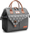 Lekesky Lunch Bag for Women Insulated Lunch Box Leakproof Lunchbox for Adult Work, Grey