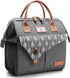 Lekesky Lunch Bag for Women Insulated Lunch Box Leakproof Lunchbox for Adult Work, Grey