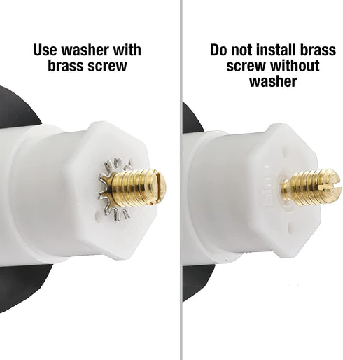 DANCO Universal Touch-Toe Push Button Tub Stopper, Chrome, 2 inch x 2-1/4 inch, 1-Pack (80811)