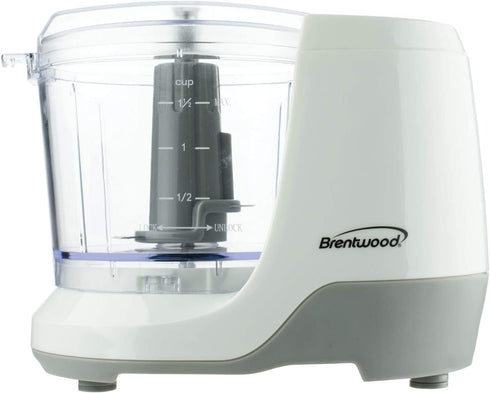 Brentwood Appliances Mc-109w 1.5-Cup Mini Food Chopper (White)