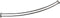 Moen DN2141CH 60-Inch Adjustable Stainless Steel Double Curved Shower Rod, Chrome
