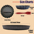8 Pack Tart Pan 9.5 Inch & 4 Inch Mini Tart Pans Removable Bottom Quiche Pan Non-Stick Deep Baking Dish Pie Pan Heavy Duty Carbon Steel for Mousse Cakes, Dessert Baking- 1 Silicone Oil Brush