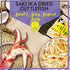 Saki Ika Dried Cuttlefish Snack | Hawaiian Seafood Jerky | High-Protein, Low-Fat, Low-Calorie (2.5 oz.)