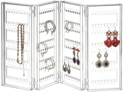 Earring Holder and Jewelry Organizer - Earring Organizer Holds up 140 Pairs of Earrings