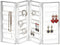 Earring Holder and Jewelry Organizer - Earring Organizer Holds up 140 Pairs of Earrings