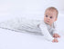 Baby Organic Cotton 0.5tog Wearable Blanket - Lightweight Sleeping Bag with 2-Way Zipper, Boys Girls Swaddle Transition Sleep Sack(Gray Rabbit, 12-18 Months)