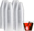 200 Clear Plastic Cups 9 Oz Old Fashioned Tumblers Fancy Disposable Wedding Party Cups Recyclable and BPA-Free