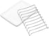 Slideep Ceramic Soap Dish Holder, Stainless Steel Soap Bar Holder for Bathroom and Shower, Double Layer Draining Soap Box