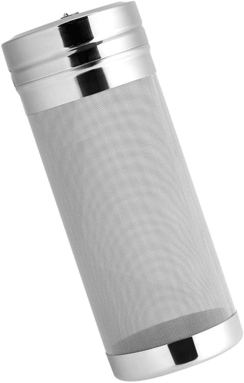 Beer Dry Hopper Filter, 300 Micron Stainless Steel Mesh Hop Spider Homebrew Hop Filter Beer Brewing Tea Kettle Brew Filter Strainer Bar Accessories