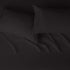 Amazon Basics Lightweight Super Soft Easy Care Microfiber Bed Sheet Set with 14" Deep Pockets - Queen, Black