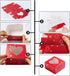 Valentines Day Bakery Treat Boxes Valentines Cupcake Boxes Cookie Boxes with Window for Holiday Pastries, Doughnut, Cookie, Cupcakes, Brownies, Truffles Gift Giving (4.5"x4.5"x2.5")