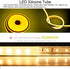 Silicone LED Channel System, LED Aluminum Profile New Substitutes, Soft Bending LED Profile, 5m 13x5mm, Waterproof IP67, Suit for 10mm Flexible LED Light Strip, for Indoor Outdoor Lighting